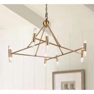 Safavieh Lighting Collection Hegarty Gold Chandelier