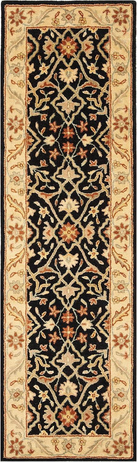 image:imageSAFAVIEH Antiquity Collection Area Rug 5 x 8 Ivory Handmade Traditional Oriental Wool Ideal for High Traffic Areas in Living Room Bedroom AT14ABlack