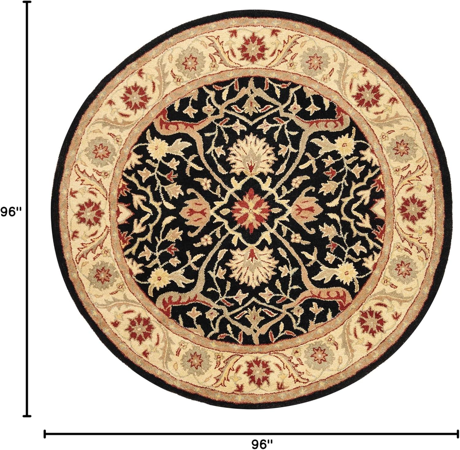 image:imageSAFAVIEH Antiquity Collection Area Rug 5 x 8 Ivory Handmade Traditional Oriental Wool Ideal for High Traffic Areas in Living Room Bedroom AT14ABlack
