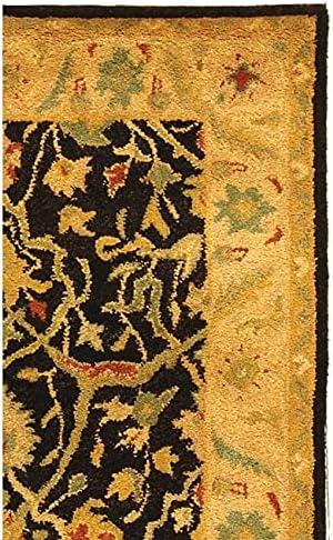 image:imageSAFAVIEH Antiquity Collection Area Rug 5 x 8 Ivory Handmade Traditional Oriental Wool Ideal for High Traffic Areas in Living Room Bedroom AT14ABlack