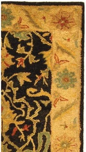 image:imageSAFAVIEH Antiquity Collection Area Rug 5 x 8 Ivory Handmade Traditional Oriental Wool Ideal for High Traffic Areas in Living Room Bedroom AT14ABlack