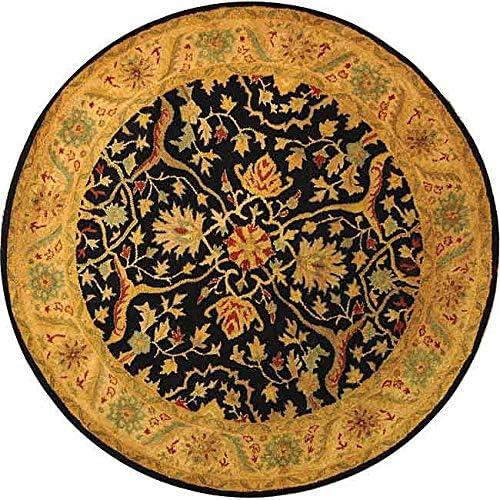 image:imageSAFAVIEH Antiquity Collection Area Rug 5 x 8 Ivory Handmade Traditional Oriental Wool Ideal for High Traffic Areas in Living Room Bedroom AT14ABlack