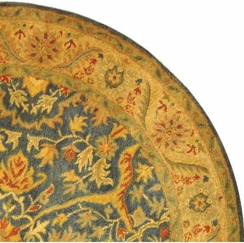 image:imageSAFAVIEH Antiquity Collection Area Rug 5 x 8 Ivory Handmade Traditional Oriental Wool Ideal for High Traffic Areas in Living Room Bedroom AT14ABlue