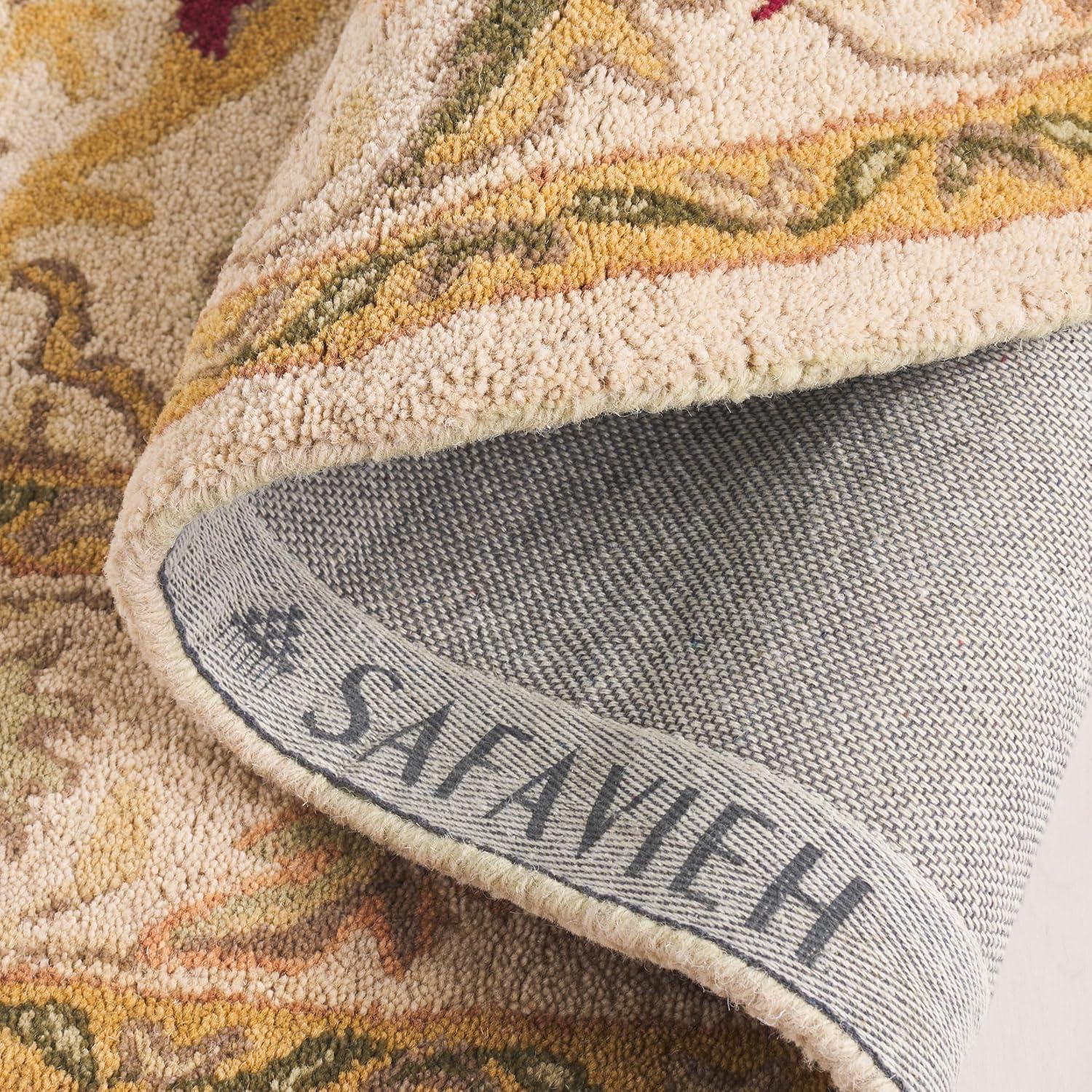 image:imageSAFAVIEH Antiquity Collection Area Rug 5 x 8 Ivory Handmade Traditional Oriental Wool Ideal for High Traffic Areas in Living Room Bedroom AT14AIvory