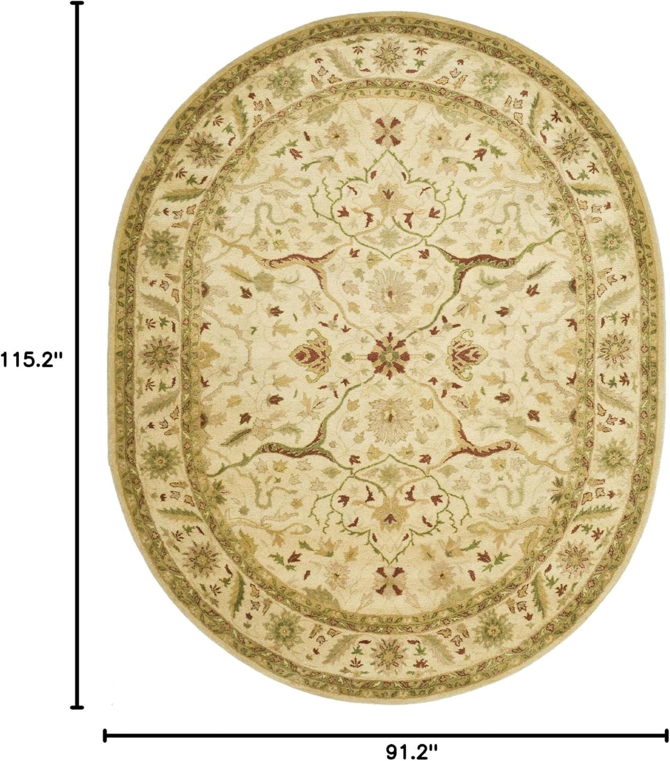 image:imageSAFAVIEH Antiquity Collection Area Rug 5 x 8 Ivory Handmade Traditional Oriental Wool Ideal for High Traffic Areas in Living Room Bedroom AT14AIvory