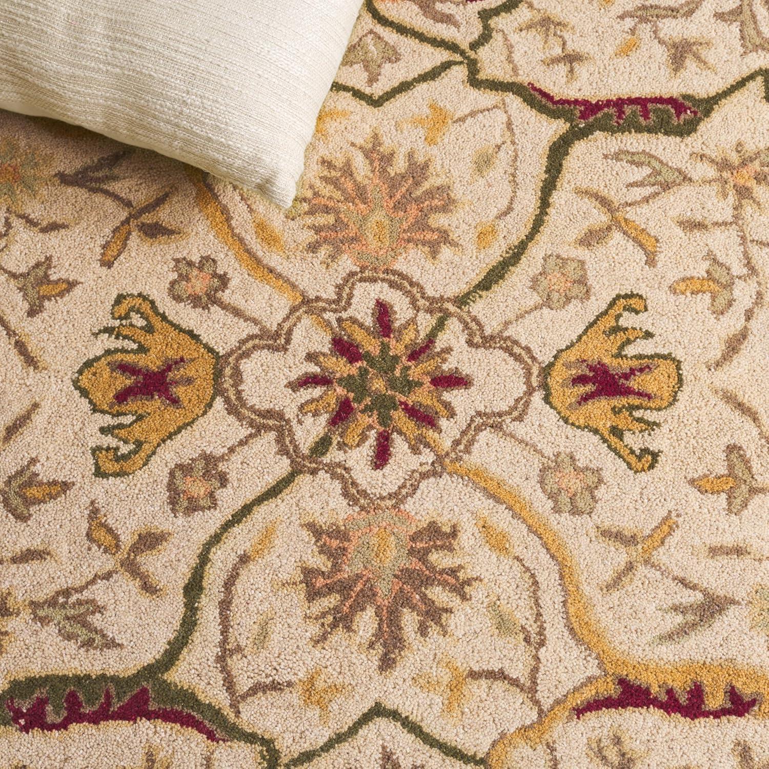 image:imageSAFAVIEH Antiquity Collection Area Rug 5 x 8 Ivory Handmade Traditional Oriental Wool Ideal for High Traffic Areas in Living Room Bedroom AT14AIvory