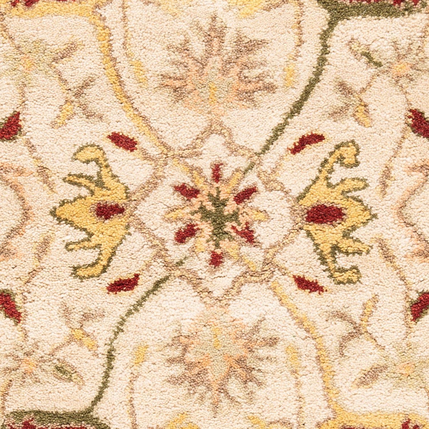 image:imageSAFAVIEH Antiquity Collection Area Rug 5 x 8 Ivory Handmade Traditional Oriental Wool Ideal for High Traffic Areas in Living Room Bedroom AT14AIvory
