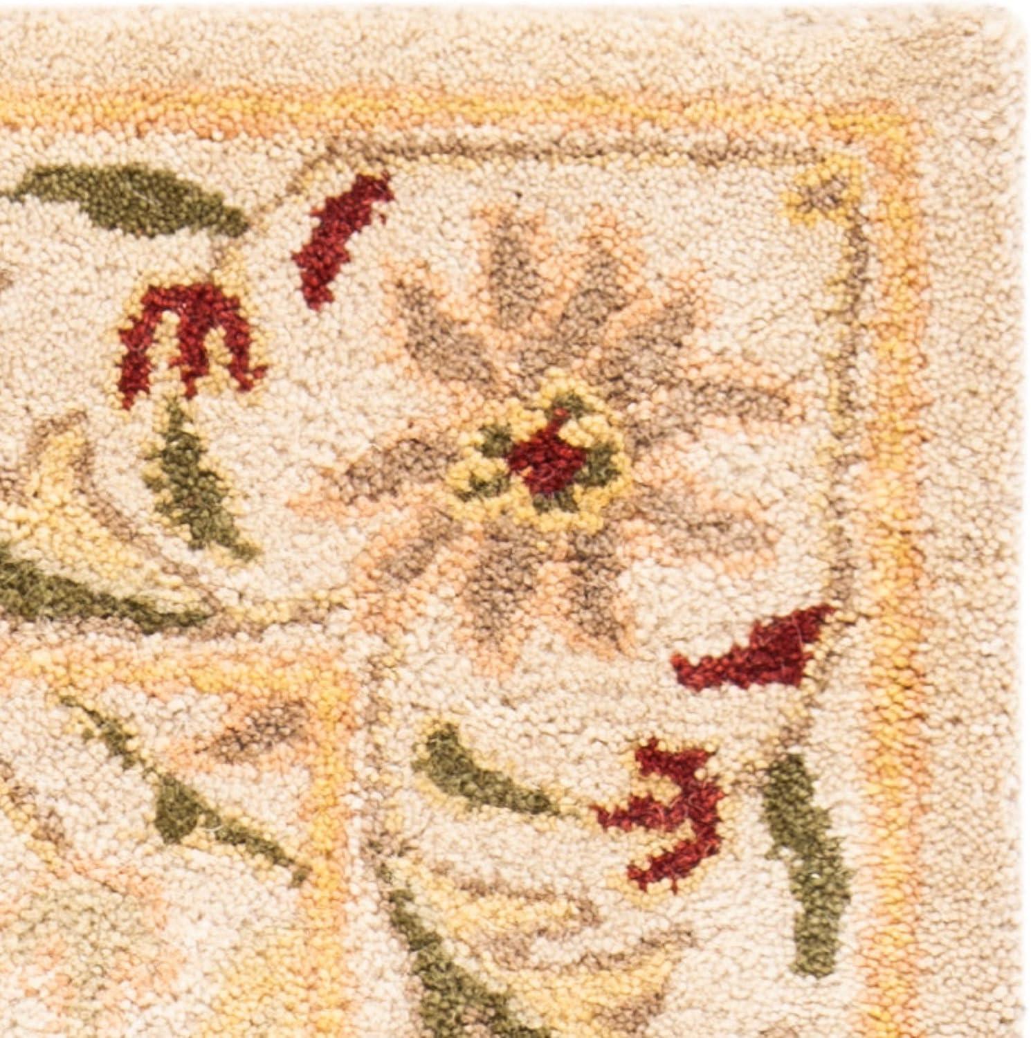 image:imageSAFAVIEH Antiquity Collection Area Rug 5 x 8 Ivory Handmade Traditional Oriental Wool Ideal for High Traffic Areas in Living Room Bedroom AT14AIvory
