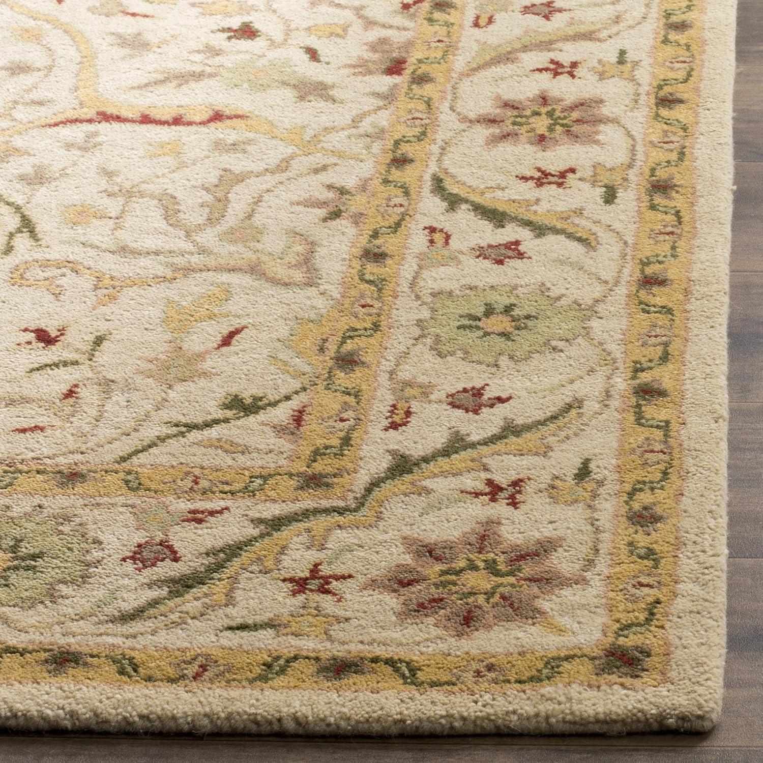 image:imageSAFAVIEH Antiquity Collection Area Rug 5 x 8 Ivory Handmade Traditional Oriental Wool Ideal for High Traffic Areas in Living Room Bedroom AT14AIvory
