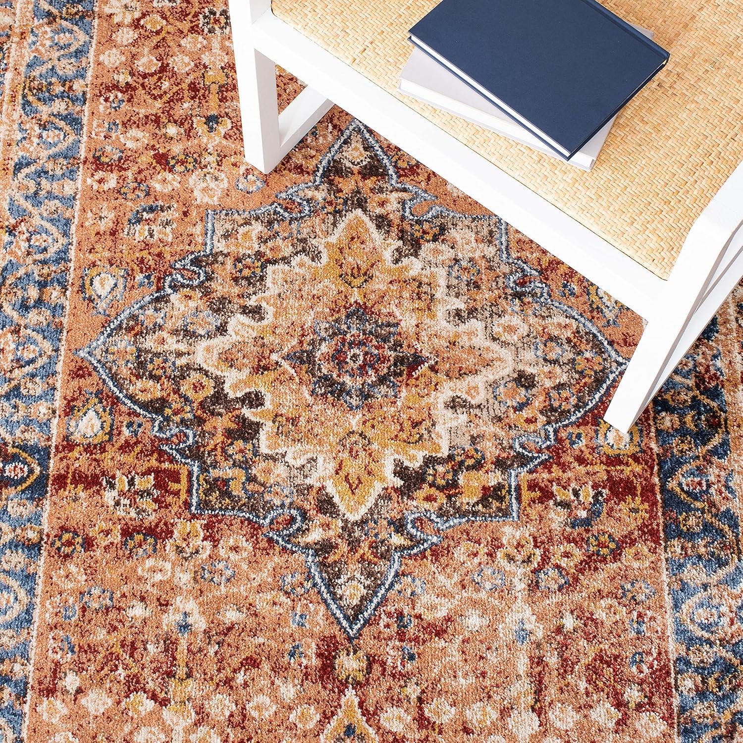 image:imageSAFAVIEH Antiquity Collection Area Rug 5 x 8 Ivory Handmade Traditional Oriental Wool Ideal for High Traffic Areas in Living Room Bedroom AT14ARust