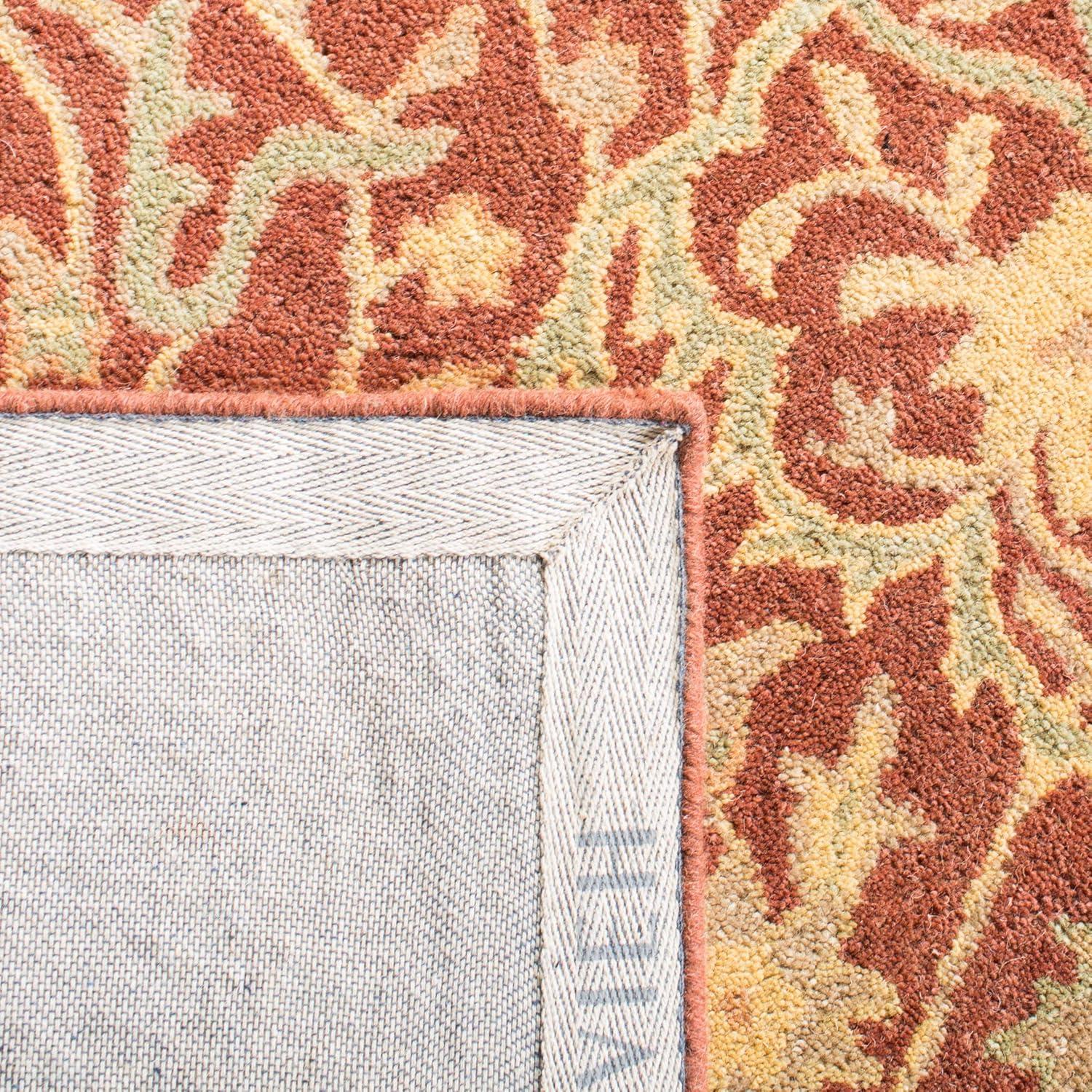 image:imageSAFAVIEH Antiquity Collection Area Rug 5 x 8 Ivory Handmade Traditional Oriental Wool Ideal for High Traffic Areas in Living Room Bedroom AT14ARust