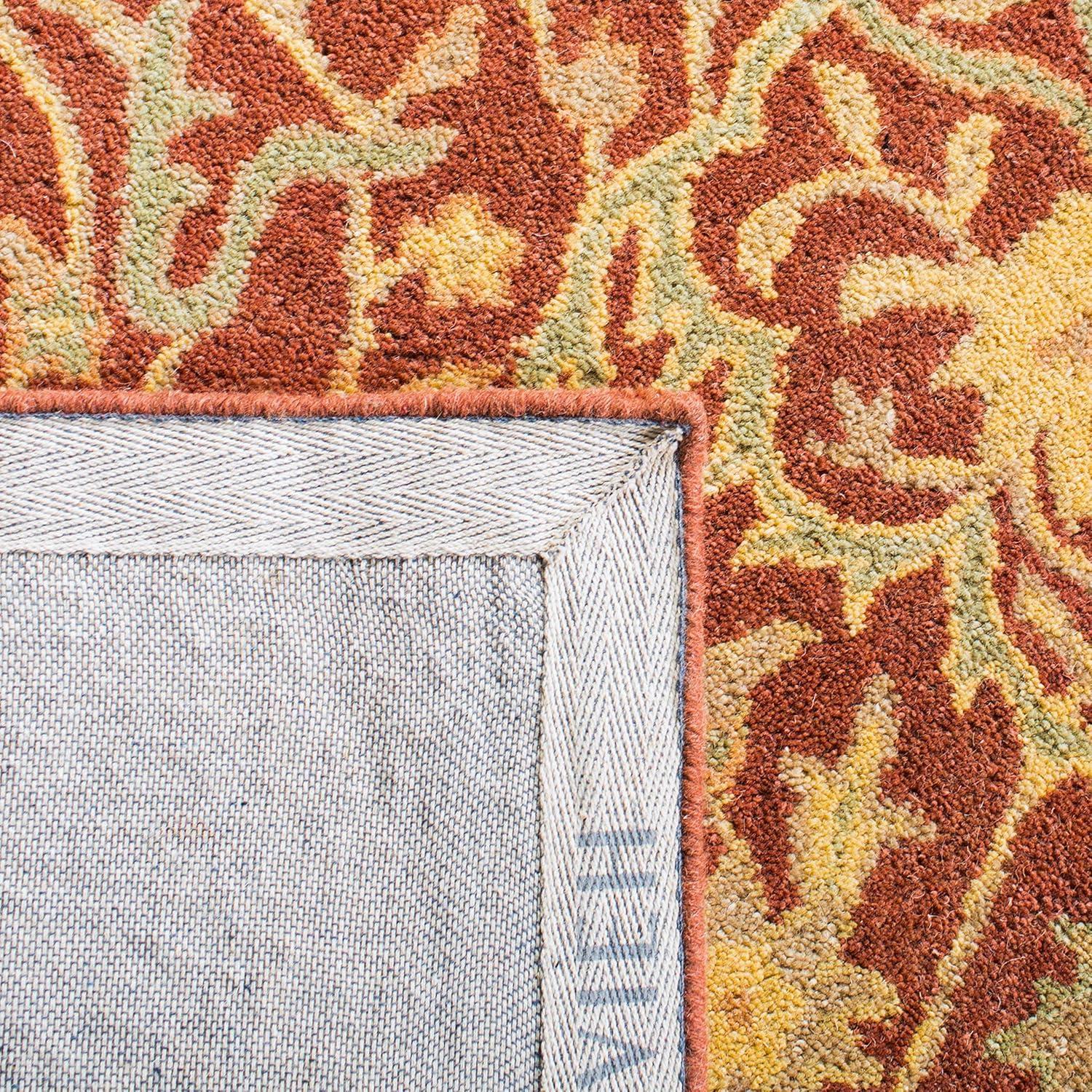 image:imageSAFAVIEH Antiquity Collection Area Rug 5 x 8 Ivory Handmade Traditional Oriental Wool Ideal for High Traffic Areas in Living Room Bedroom AT14ARust
