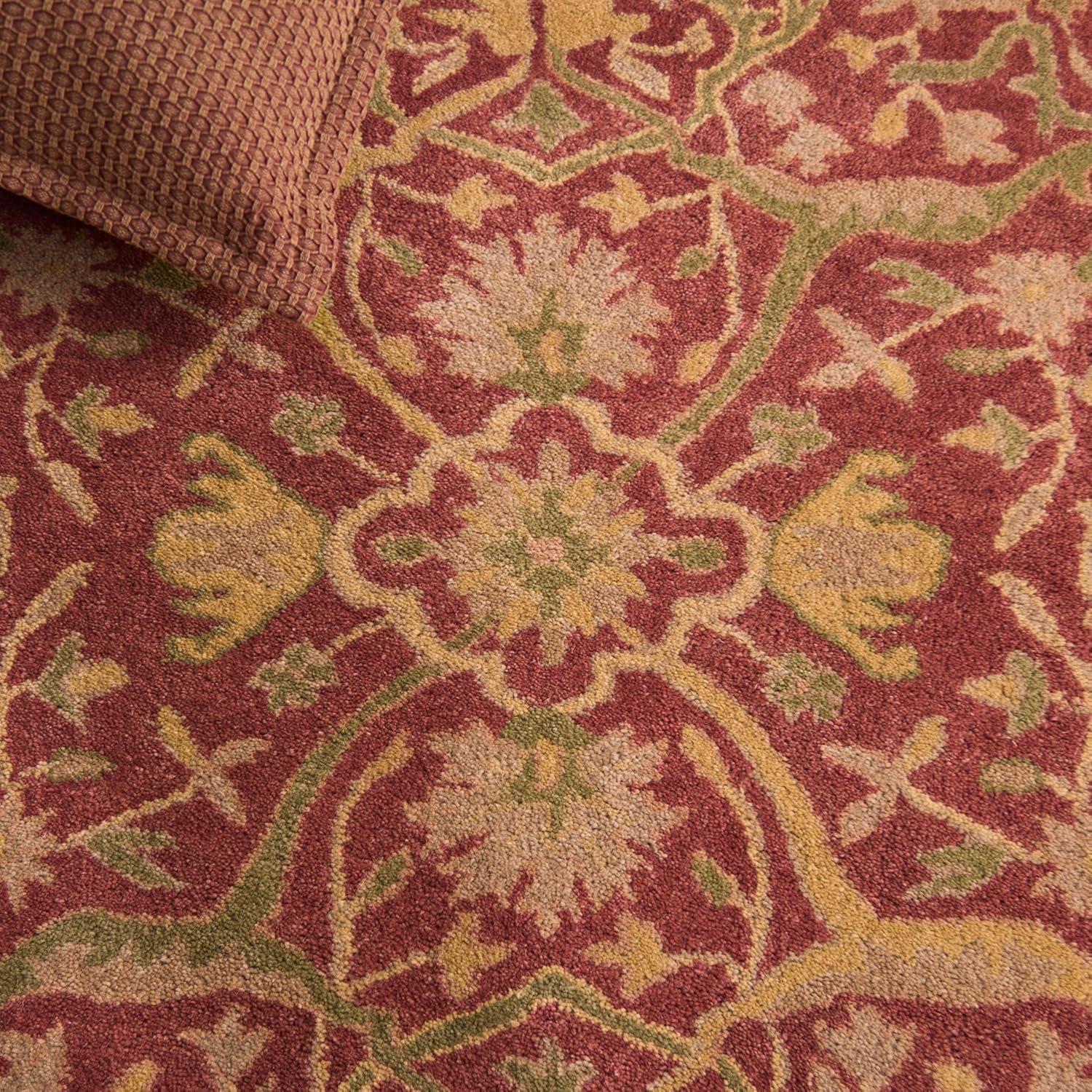 image:imageSAFAVIEH Antiquity Collection Area Rug 5 x 8 Ivory Handmade Traditional Oriental Wool Ideal for High Traffic Areas in Living Room Bedroom AT14ARust