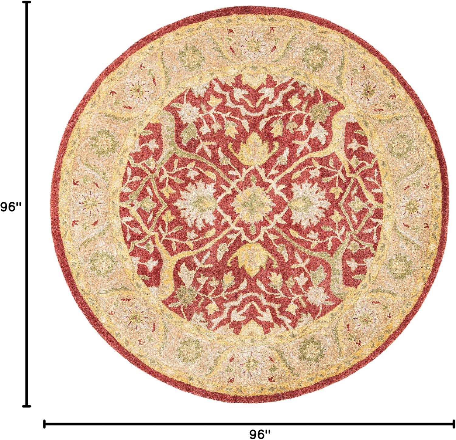 image:imageSAFAVIEH Antiquity Collection Area Rug 5 x 8 Ivory Handmade Traditional Oriental Wool Ideal for High Traffic Areas in Living Room Bedroom AT14ARust
