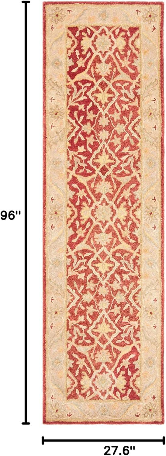 image:imageSAFAVIEH Antiquity Collection Area Rug 5 x 8 Ivory Handmade Traditional Oriental Wool Ideal for High Traffic Areas in Living Room Bedroom AT14ARust