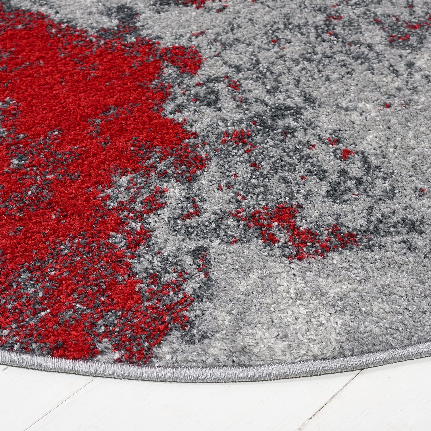image:imageSAFAVIEH Area Rug 8x10 Adirondack Collection Large Grey amp Yellow Modern Abstract Design NonShedding amp Easy Cleaning Ideal for Living Room Bedroom Office Dining Space ADR134HRedGrey