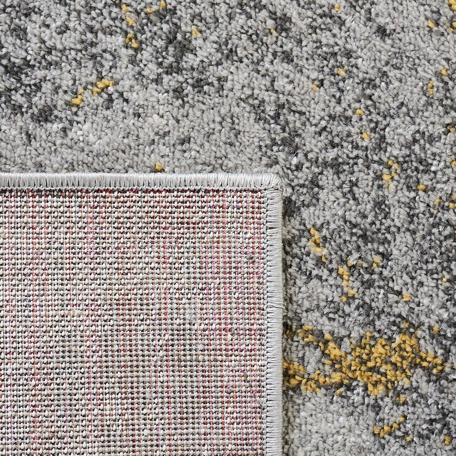 image:imageSAFAVIEH Area Rug 8x10 Adirondack Collection Large Grey amp Yellow Modern Abstract Design NonShedding amp Easy Cleaning Ideal for Living Room Bedroom Office Dining Space ADR134HGreyYellow