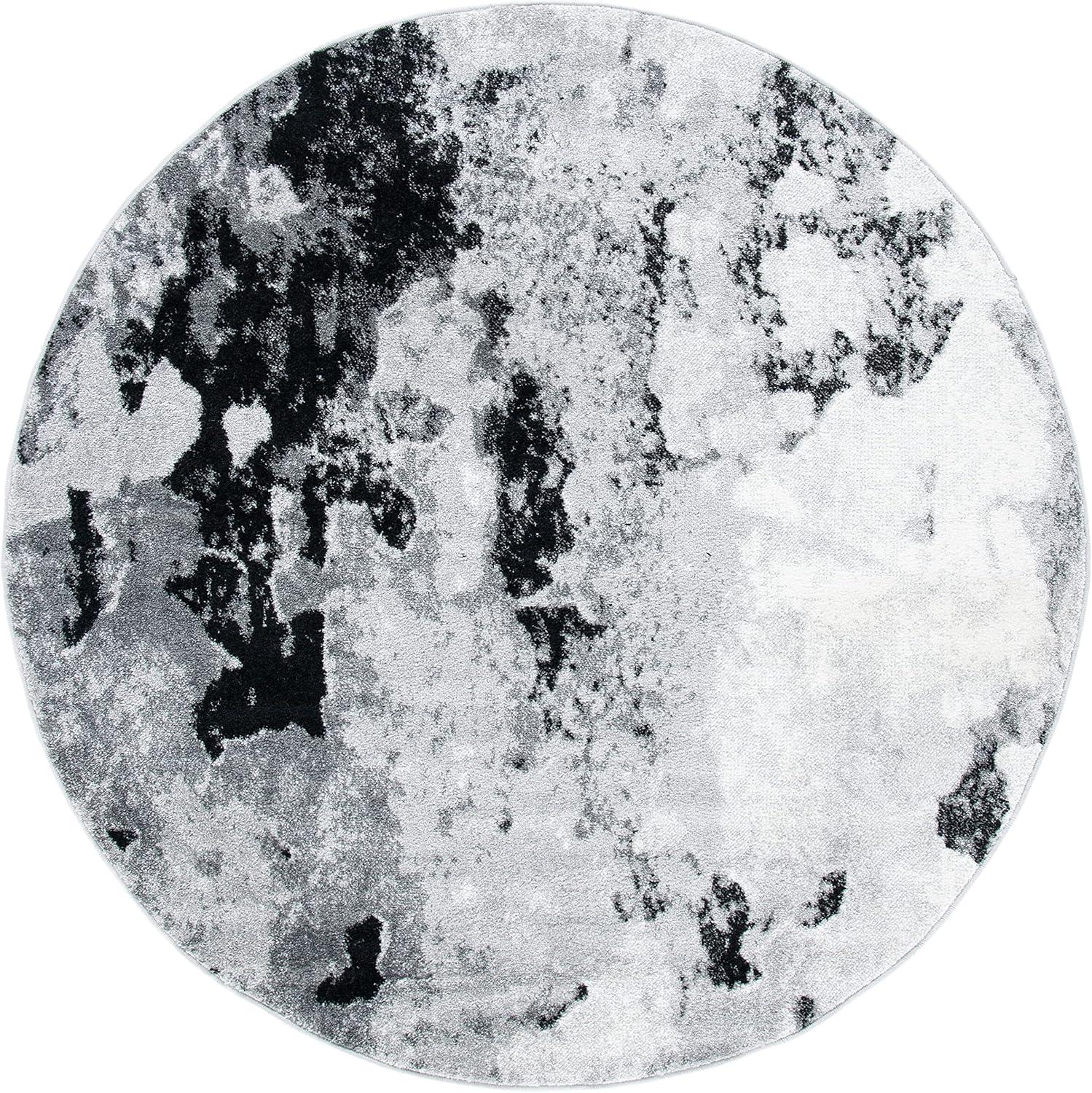 image:imageSAFAVIEH Area Rug 8x10 Adirondack Collection Large Grey amp Yellow Modern Abstract Design NonShedding amp Easy Cleaning Ideal for Living Room Bedroom Office Dining Space ADR134HGreyBlack