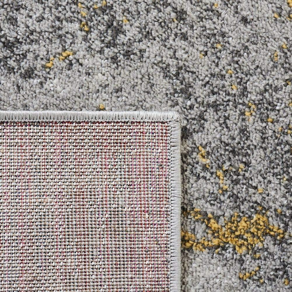 image:imageSAFAVIEH Area Rug 8x10 Adirondack Collection Large Grey amp Yellow Modern Abstract Design NonShedding amp Easy Cleaning Ideal for Living Room Bedroom Office Dining Space ADR134HGreyYellow