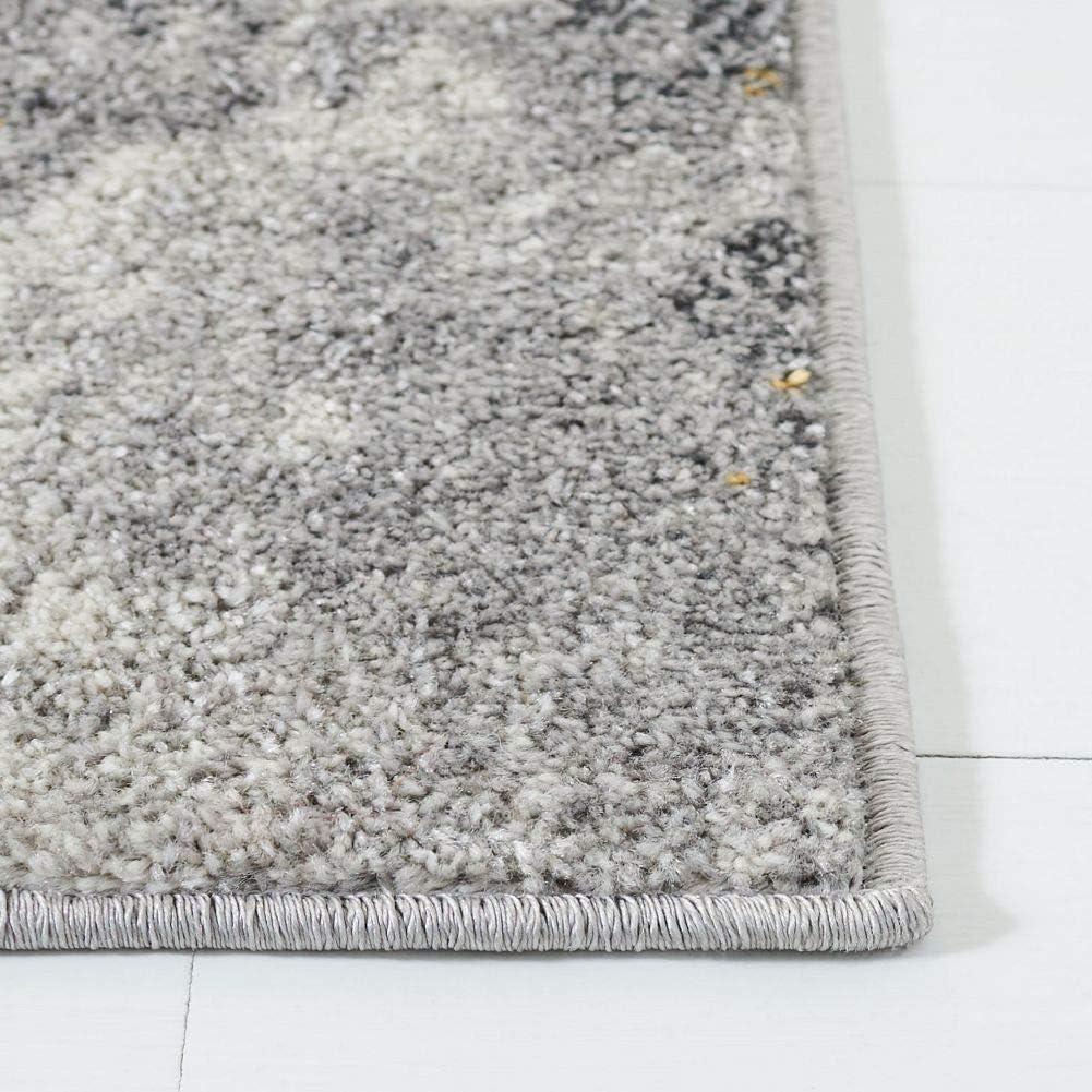 image:imageSAFAVIEH Area Rug 8x10 Adirondack Collection Large Grey amp Yellow Modern Abstract Design NonShedding amp Easy Cleaning Ideal for Living Room Bedroom Office Dining Space ADR134HGreyYellow