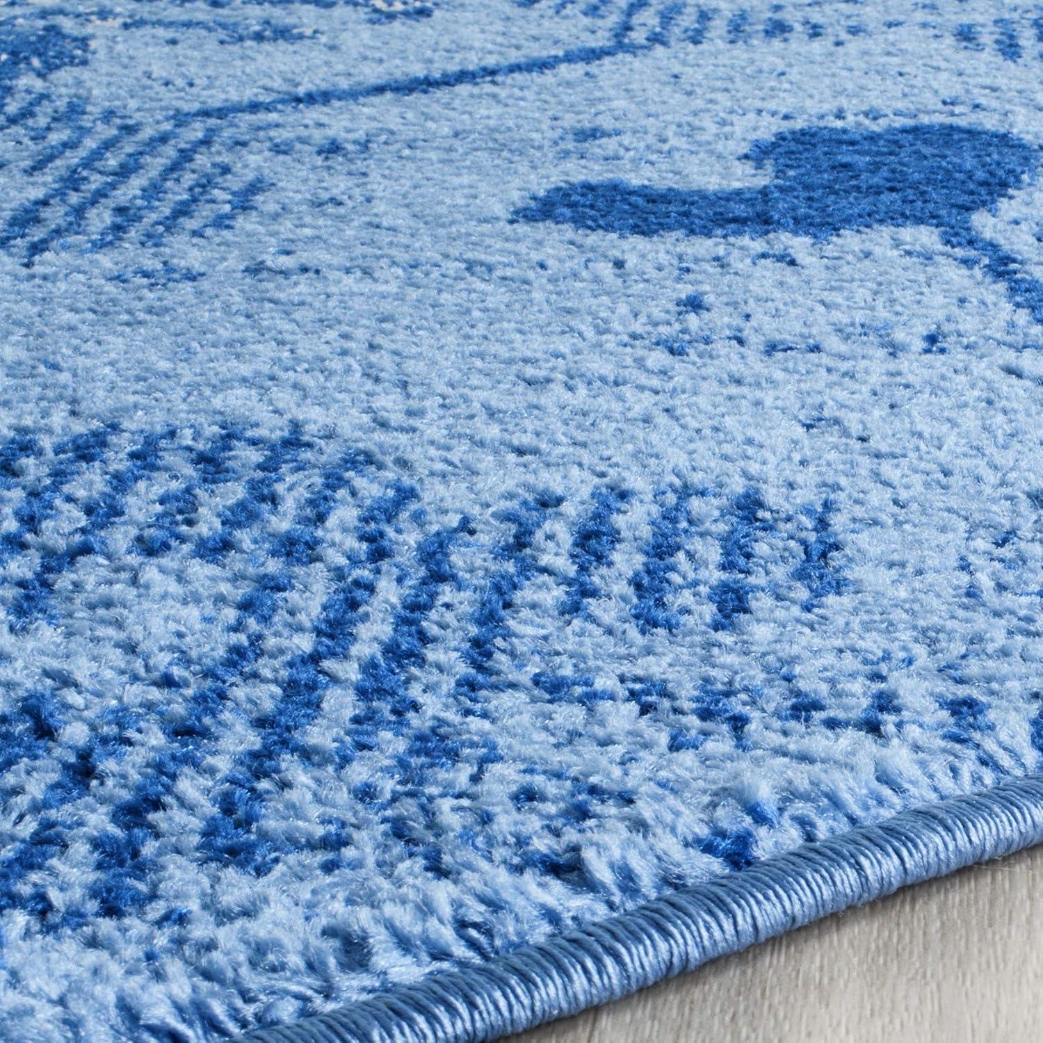 image:imageSAFAVIEH Area Rug 8x10 Adirondack Collection Large Navy amp Silver Floral Glam Damask Design NonShedding amp Easy Cleaning Ideal for Living Room Bedroom Office Dining Space ADR114NSilverIvory