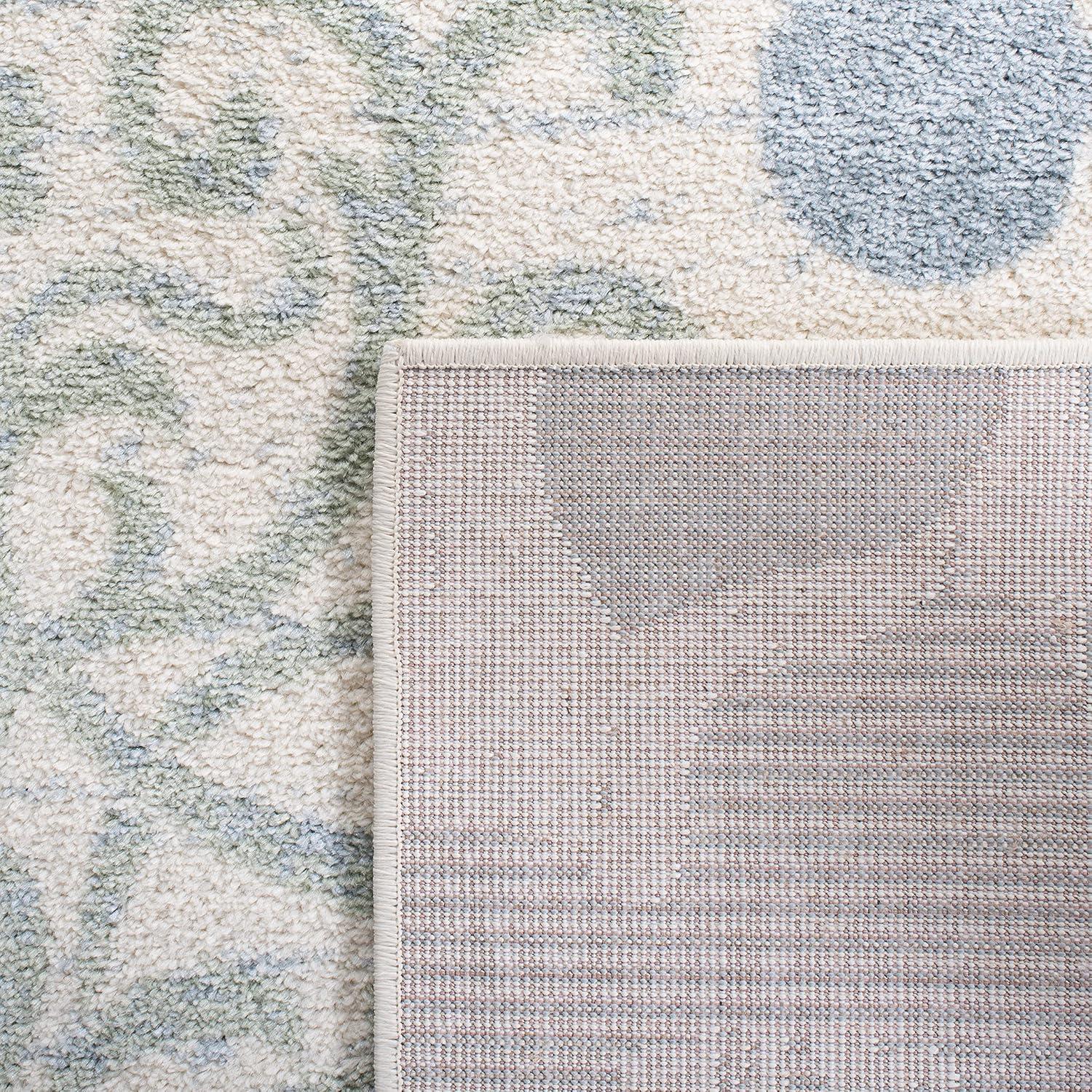 image:imageSAFAVIEH Area Rug 8x10 Adirondack Collection Large Navy amp Silver Floral Glam Damask Design NonShedding amp Easy Cleaning Ideal for Living Room Bedroom Office Dining Space ADR114NIvoryBlue