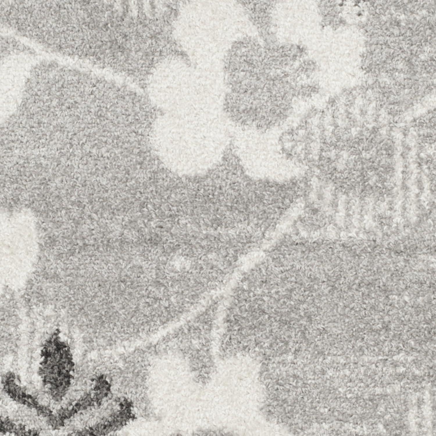 image:imageSAFAVIEH Area Rug 8x10 Adirondack Collection Large Navy amp Silver Floral Glam Damask Design NonShedding amp Easy Cleaning Ideal for Living Room Bedroom Office Dining Space ADR114NSilverIvory