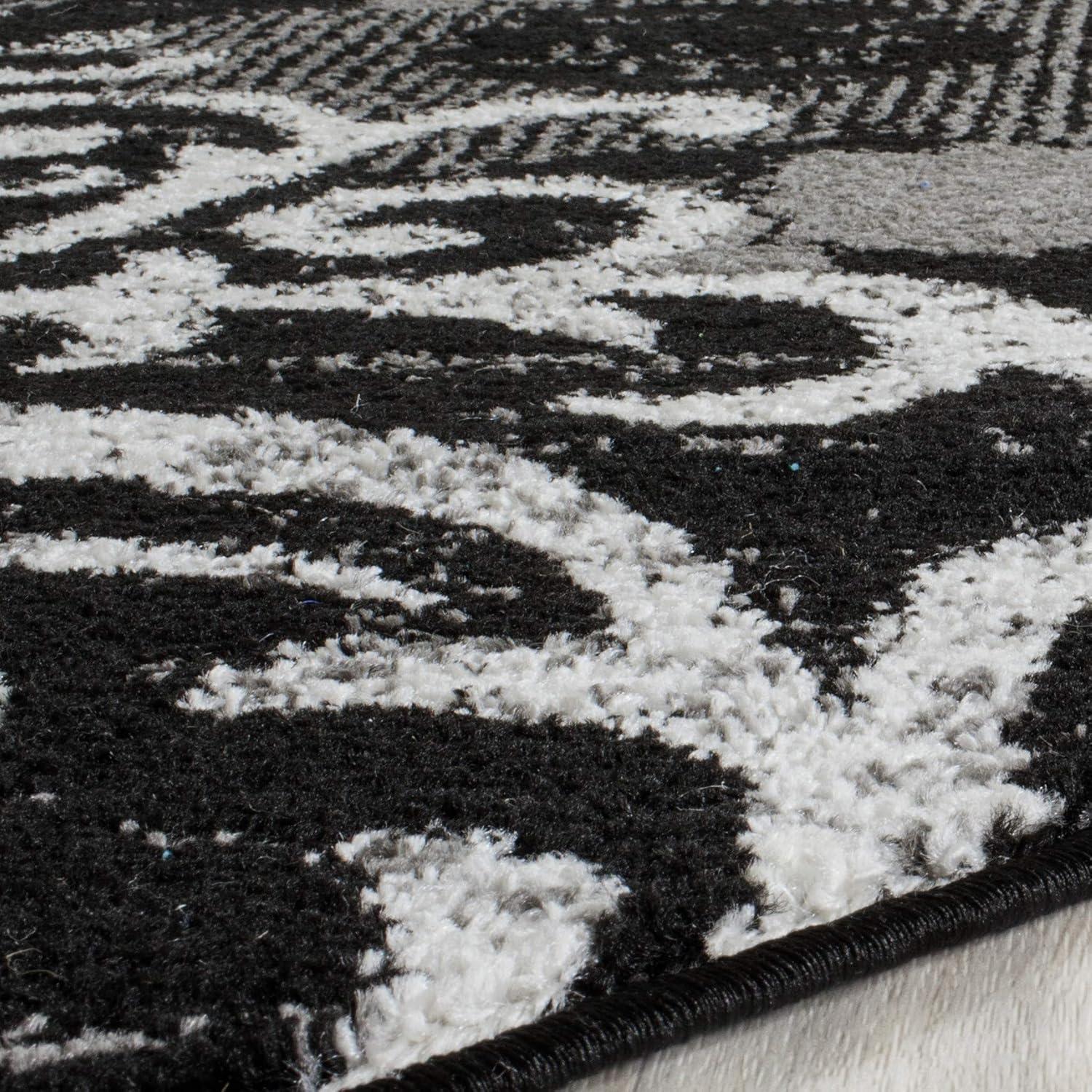 image:imageSAFAVIEH Area Rug 8x10 Adirondack Collection Large Navy amp Silver Floral Glam Damask Design NonShedding amp Easy Cleaning Ideal for Living Room Bedroom Office Dining Space ADR114NSilverIvory