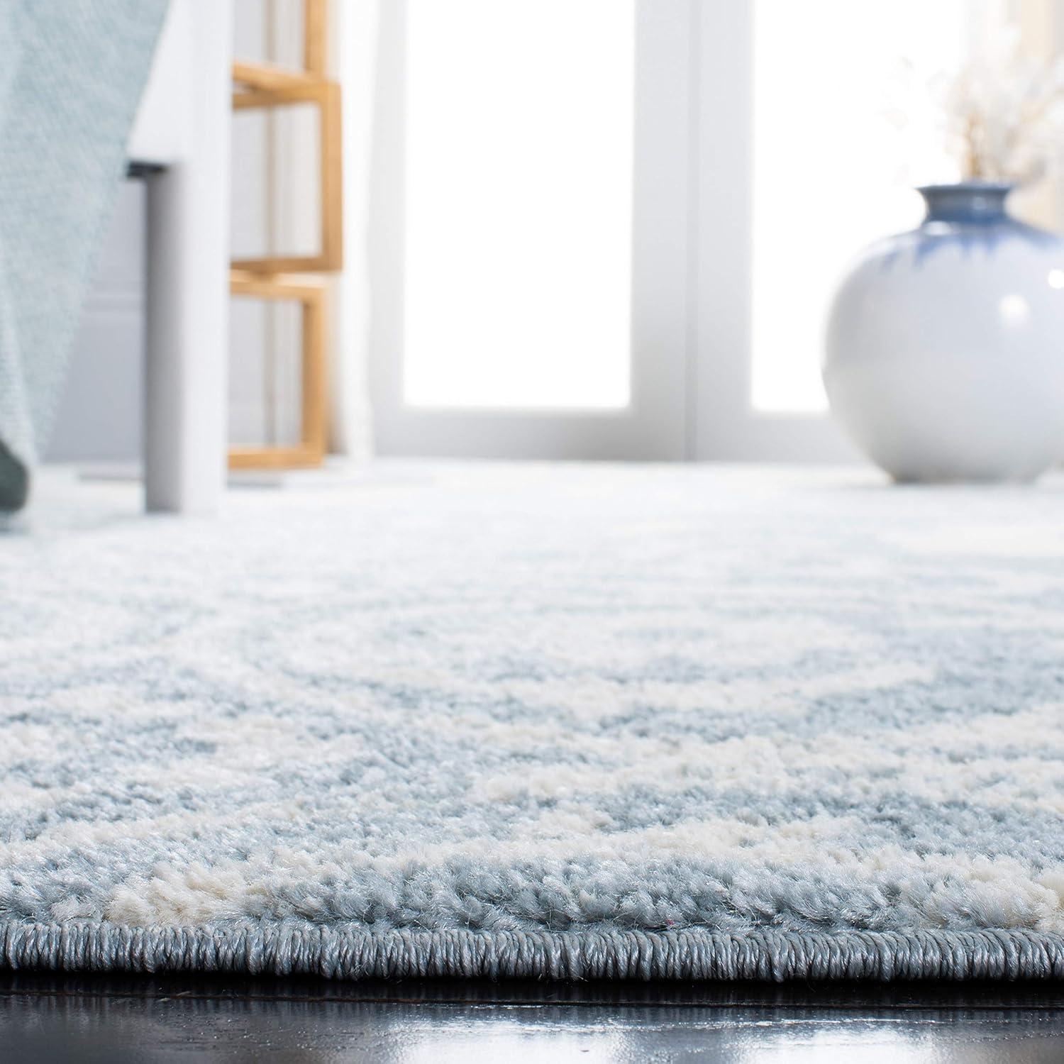 image:imageSAFAVIEH Area Rug 8x10 Adirondack Collection Large Navy amp Silver Floral Glam Damask Design NonShedding amp Easy Cleaning Ideal for Living Room Bedroom Office Dining Space ADR114NGreyIvory