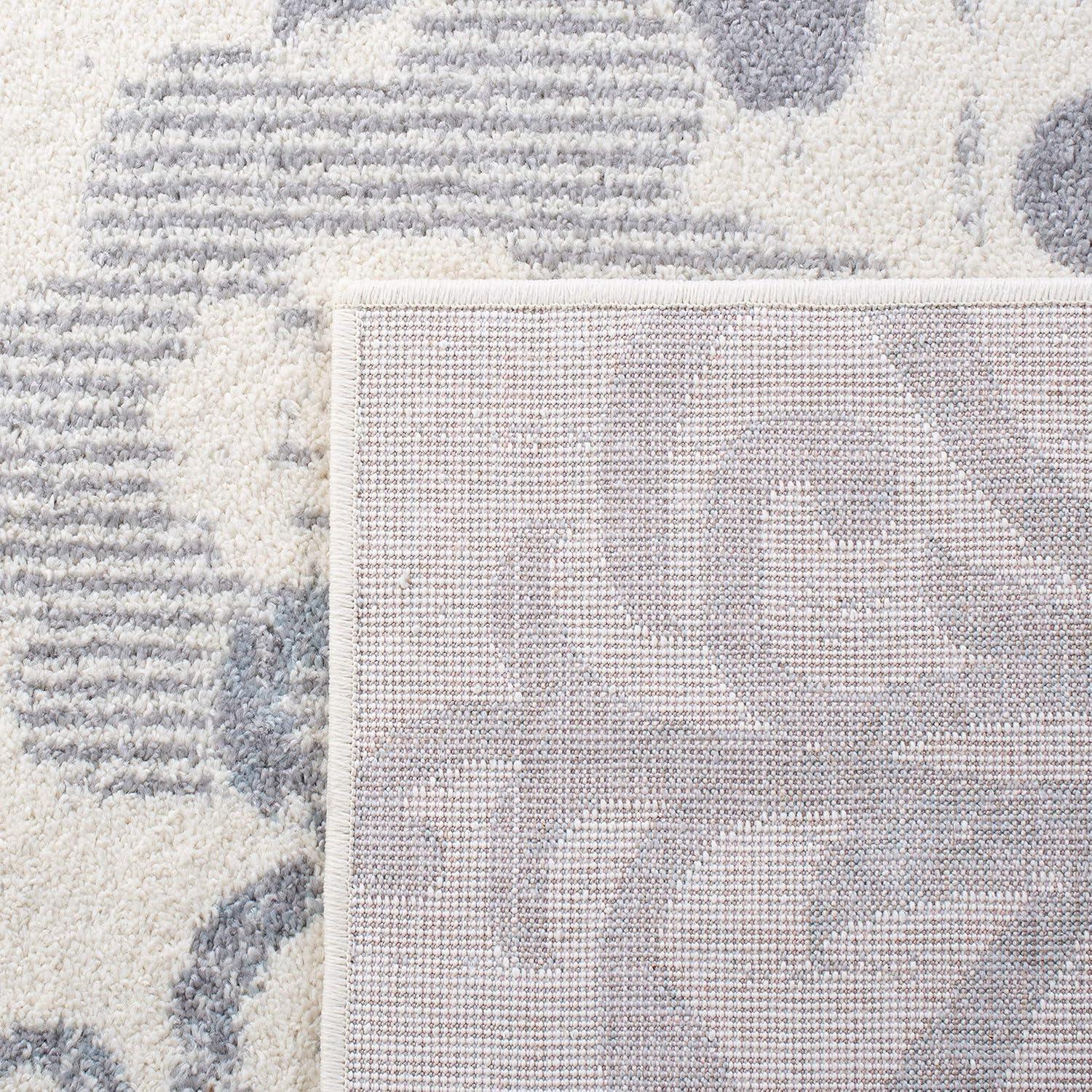 image:imageSAFAVIEH Area Rug 8x10 Adirondack Collection Large Navy amp Silver Floral Glam Damask Design NonShedding amp Easy Cleaning Ideal for Living Room Bedroom Office Dining Space ADR114NIvoryGrey