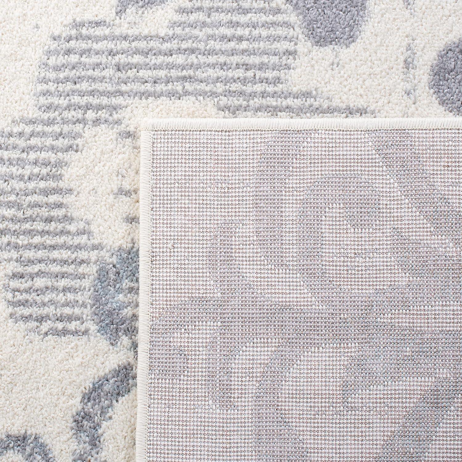 image:imageSAFAVIEH Area Rug 8x10 Adirondack Collection Large Navy amp Silver Floral Glam Damask Design NonShedding amp Easy Cleaning Ideal for Living Room Bedroom Office Dining Space ADR114NIvoryGrey
