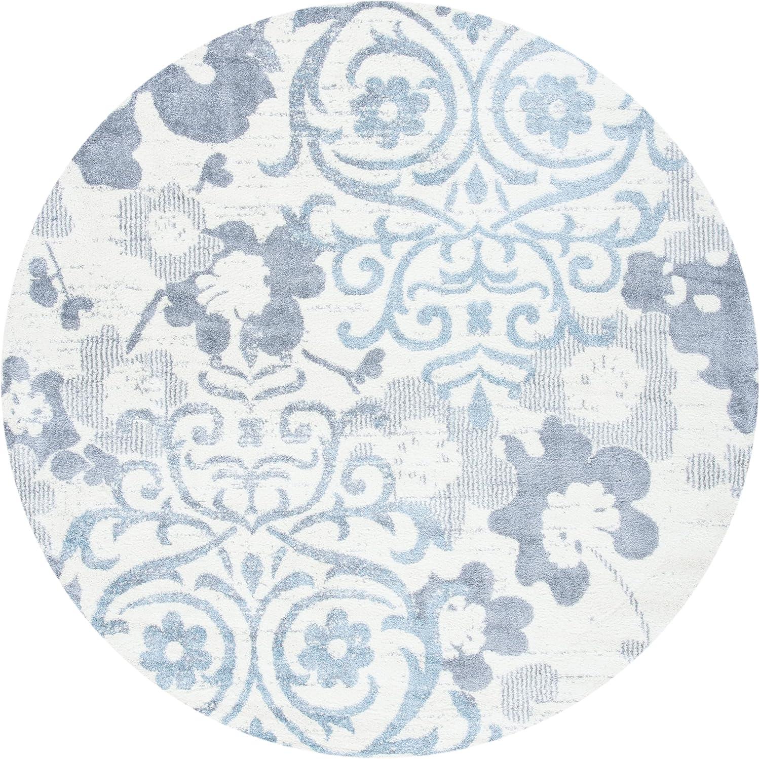 image:imageSAFAVIEH Area Rug 8x10 Adirondack Collection Large Navy amp Silver Floral Glam Damask Design NonShedding amp Easy Cleaning Ideal for Living Room Bedroom Office Dining Space ADR114NIvoryGrey