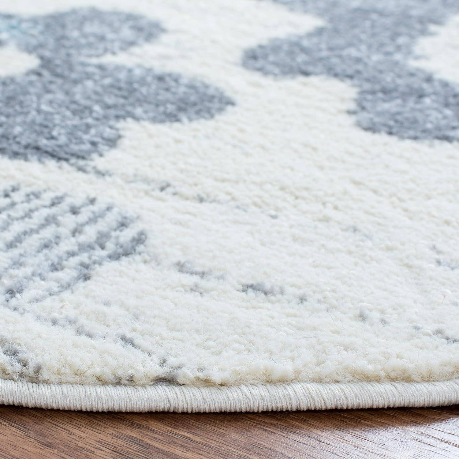 image:imageSAFAVIEH Area Rug 8x10 Adirondack Collection Large Navy amp Silver Floral Glam Damask Design NonShedding amp Easy Cleaning Ideal for Living Room Bedroom Office Dining Space ADR114NIvoryGrey