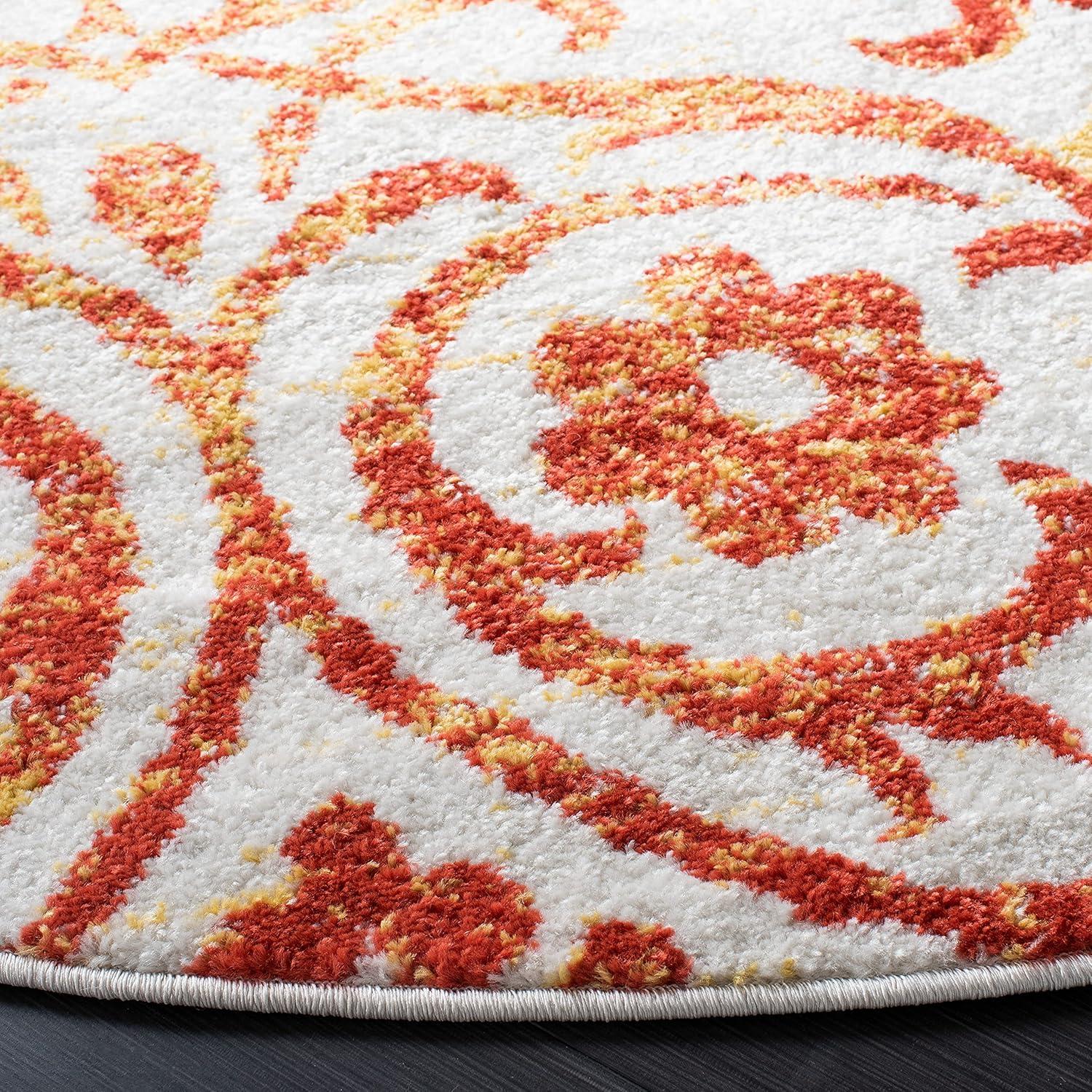 image:imageSAFAVIEH Area Rug 8x10 Adirondack Collection Large Navy amp Silver Floral Glam Damask Design NonShedding amp Easy Cleaning Ideal for Living Room Bedroom Office Dining Space ADR114NGreyGold