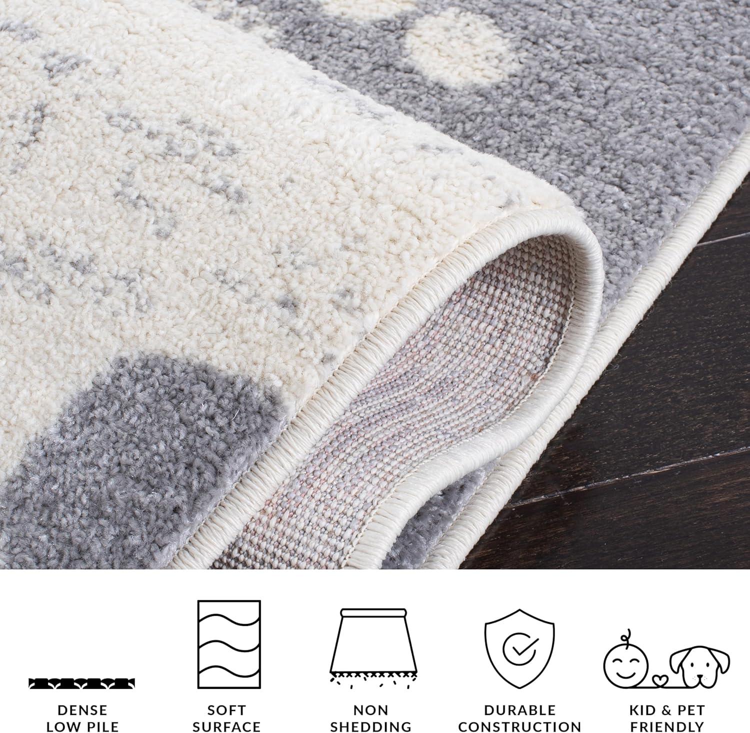 image:imageSAFAVIEH Area Rug 8x10 Adirondack Collection Large Navy amp Silver Floral Glam Damask Design NonShedding amp Easy Cleaning Ideal for Living Room Bedroom Office Dining Space ADR114NIvoryGrey