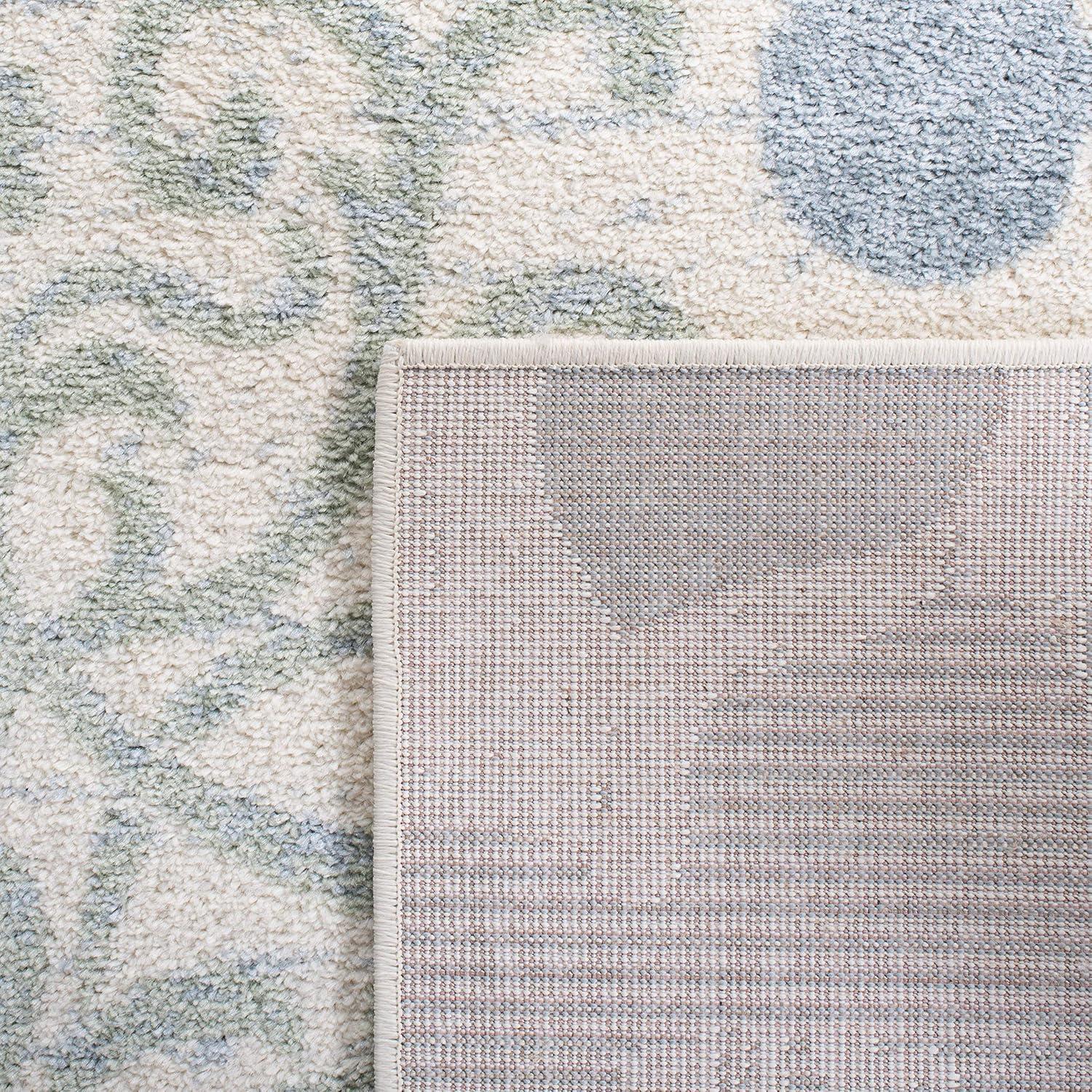 image:imageSAFAVIEH Area Rug 8x10 Adirondack Collection Large Navy amp Silver Floral Glam Damask Design NonShedding amp Easy Cleaning Ideal for Living Room Bedroom Office Dining Space ADR114NIvoryBlue