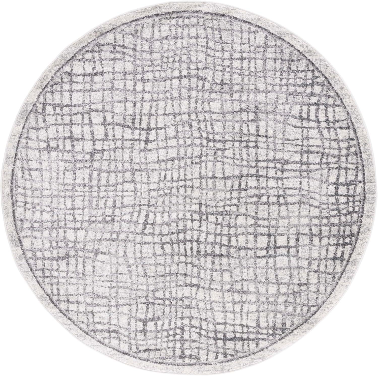 image:imageSAFAVIEH Area Rug 8x10 Adirondack Collection Large Silver amp Ivory Modern Abstract Design NonShedding amp Easy Cleaning Ideal for Living Room Bedroom Office Dining Space ADR103BSilverIvory