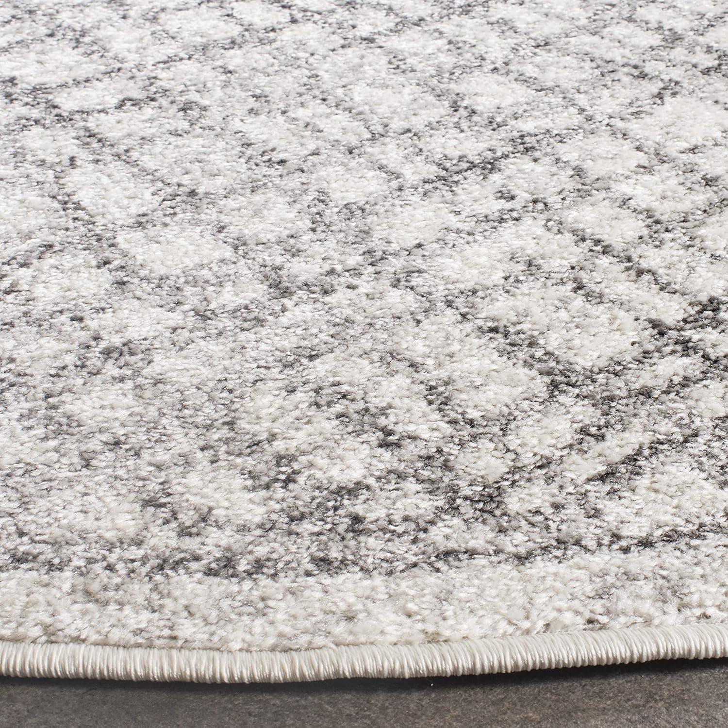 image:imageSAFAVIEH Area Rug 8x10 Adirondack Collection Large Silver amp Ivory Modern Abstract Design NonShedding amp Easy Cleaning Ideal for Living Room Bedroom Office Dining Space ADR103BSilverIvory