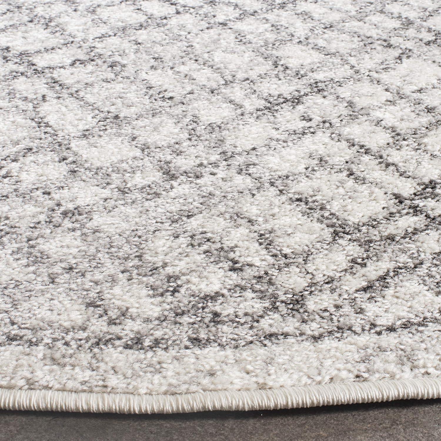 image:imageSAFAVIEH Area Rug 8x10 Adirondack Collection Large Silver amp Ivory Modern Abstract Design NonShedding amp Easy Cleaning Ideal for Living Room Bedroom Office Dining Space ADR103BSilverIvory