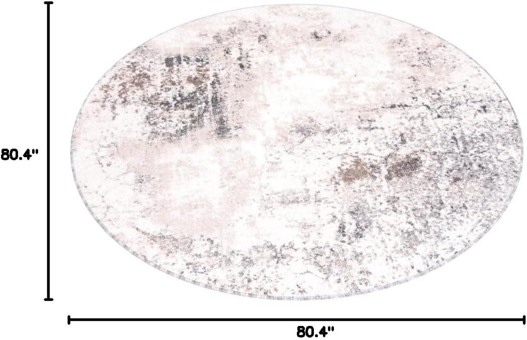 image:imageSAFAVIEH Area Rug 8x10 Aston Collection Large Grey amp Blue Modern Abstract Design NonShedding amp Easy Cleaning Ideal for Living Room Bedroom Office Dining Space ASN708FIvoryGrey