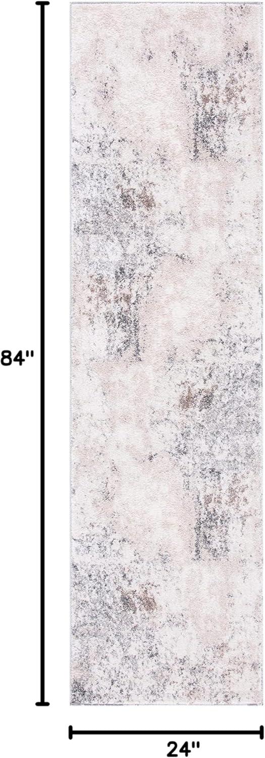 image:imageSAFAVIEH Area Rug 8x10 Aston Collection Large Grey amp Blue Modern Abstract Design NonShedding amp Easy Cleaning Ideal for Living Room Bedroom Office Dining Space ASN708FIvoryGrey