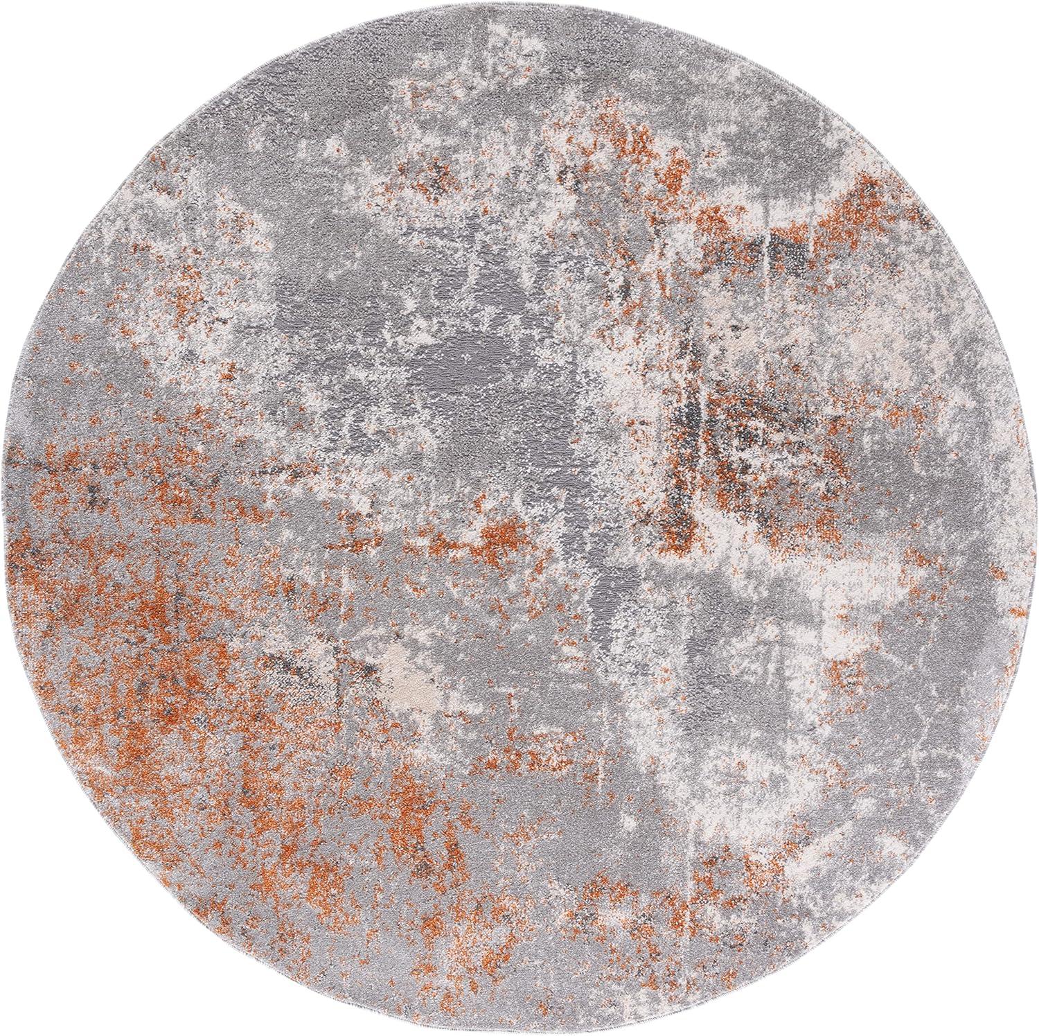 image:imageSAFAVIEH Area Rug 8x10 Aston Collection Large Grey amp Blue Modern Abstract Design NonShedding amp Easy Cleaning Ideal for Living Room Bedroom Office Dining Space ASN708FGreyRust