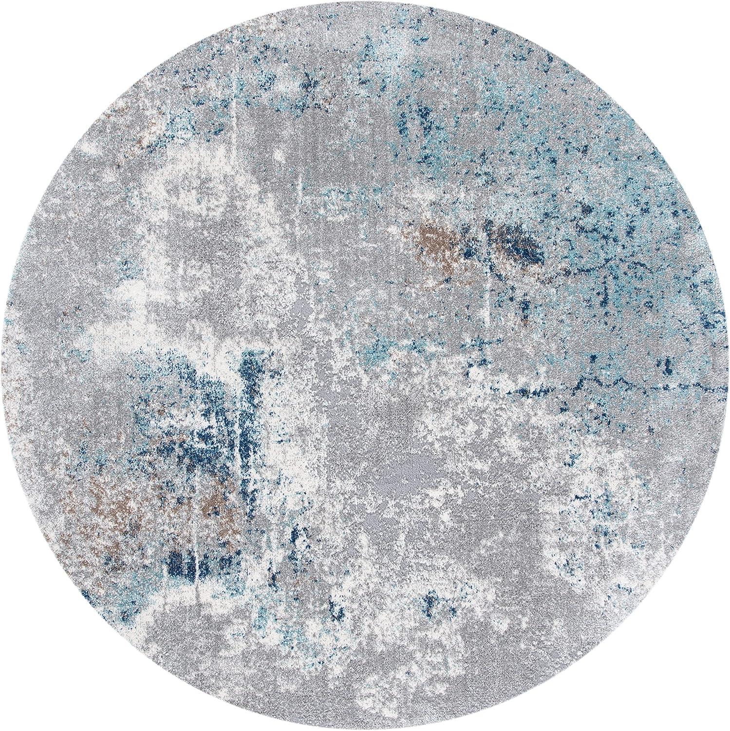 image:imageSAFAVIEH Area Rug 8x10 Aston Collection Large Grey amp Blue Modern Abstract Design NonShedding amp Easy Cleaning Ideal for Living Room Bedroom Office Dining Space ASN708FGreyBlue