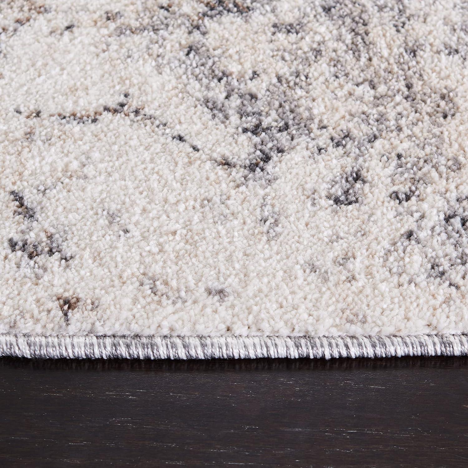 image:imageSAFAVIEH Area Rug 8x10 Aston Collection Large Grey amp Blue Modern Abstract Design NonShedding amp Easy Cleaning Ideal for Living Room Bedroom Office Dining Space ASN708FIvoryGrey