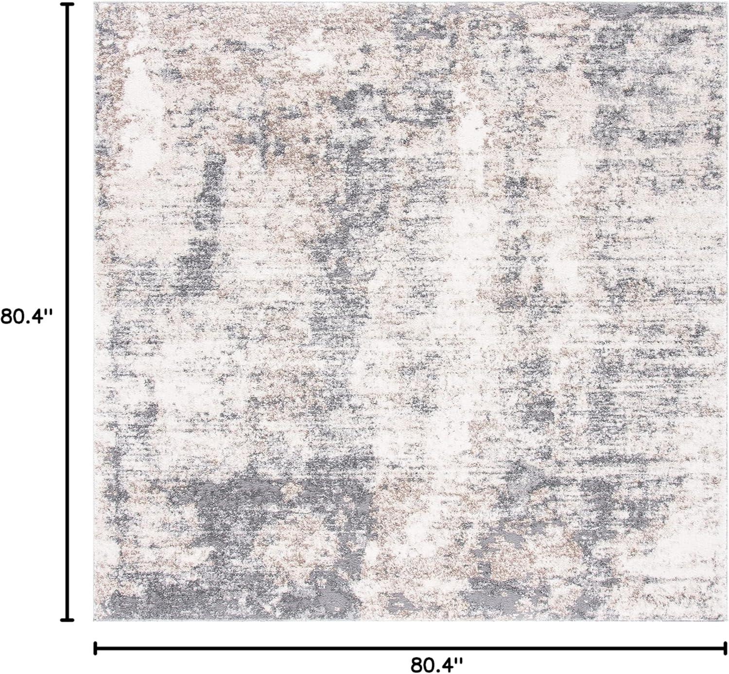 image:imageSAFAVIEH Area Rug 8x10 Aston Collection Large Ivory amp Grey Modern Abstract Design NonShedding amp Easy Cleaning Ideal for Living Room Bedroom Office Dining Space ASN713AIvoryGrey