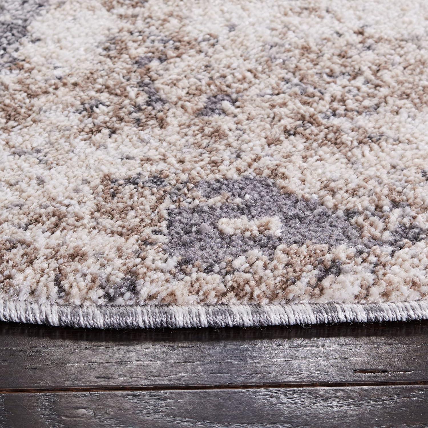 image:imageSAFAVIEH Area Rug 8x10 Aston Collection Large Ivory amp Grey Modern Abstract Design NonShedding amp Easy Cleaning Ideal for Living Room Bedroom Office Dining Space ASN713AIvoryGrey