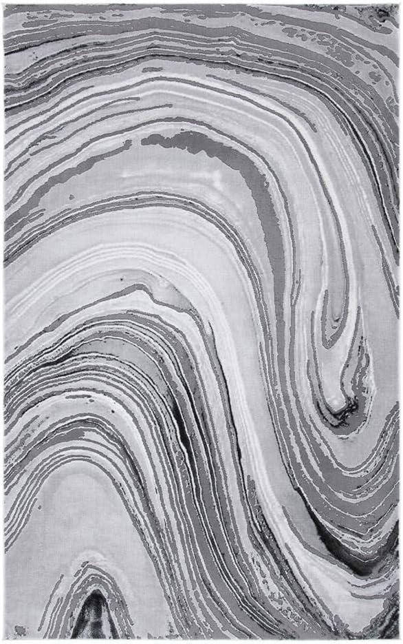 image:imageSAFAVIEH Area Rug 8x10 Craft Collection Large Blue amp Grey Modern Abstract Design NonShedding amp Easy Cleaning Ideal for Living Room Bedroom Office Dining Space CFT845MLight GreyGrey