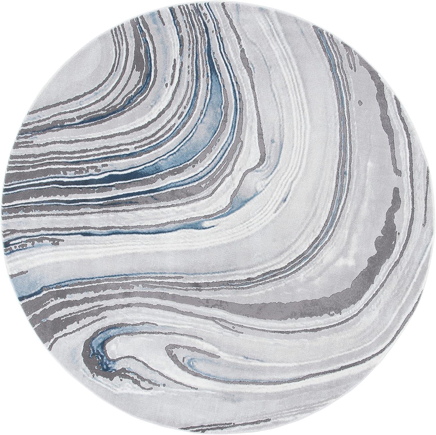 image:imageSAFAVIEH Area Rug 8x10 Craft Collection Large Blue amp Grey Modern Abstract Design NonShedding amp Easy Cleaning Ideal for Living Room Bedroom Office Dining Space CFT845MBlueGrey
