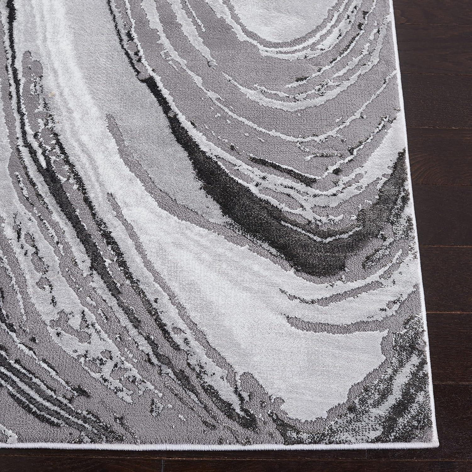 image:imageSAFAVIEH Area Rug 8x10 Craft Collection Large Blue amp Grey Modern Abstract Design NonShedding amp Easy Cleaning Ideal for Living Room Bedroom Office Dining Space CFT845MLight GreyGrey