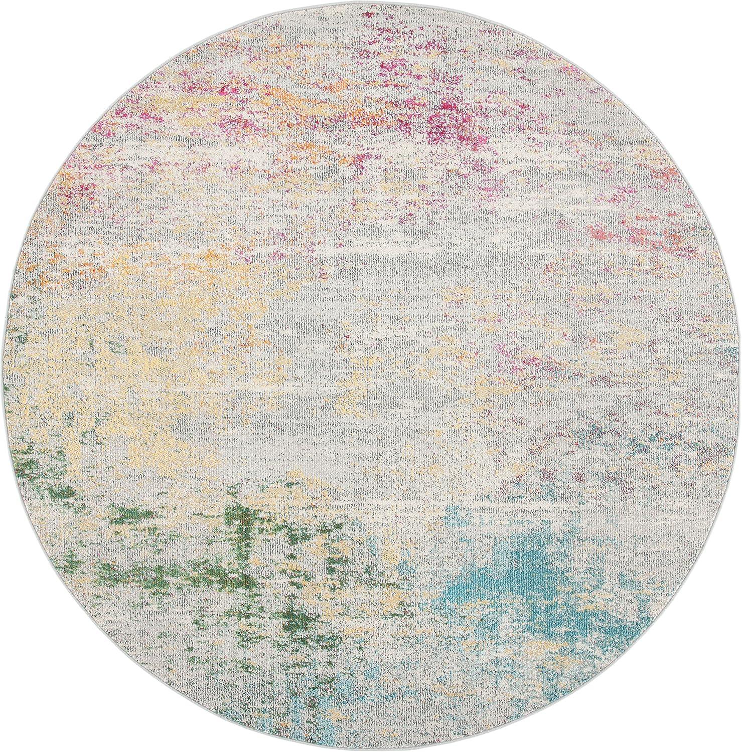 image:imageSAFAVIEH Area Rug 8x10 Madison Collection Large Blue amp Grey Modern Boho Abstract Design NonShedding amp Easy Cleaning Ideal for Living Room Bedroom Office Dining Space MAD440MGreyGold